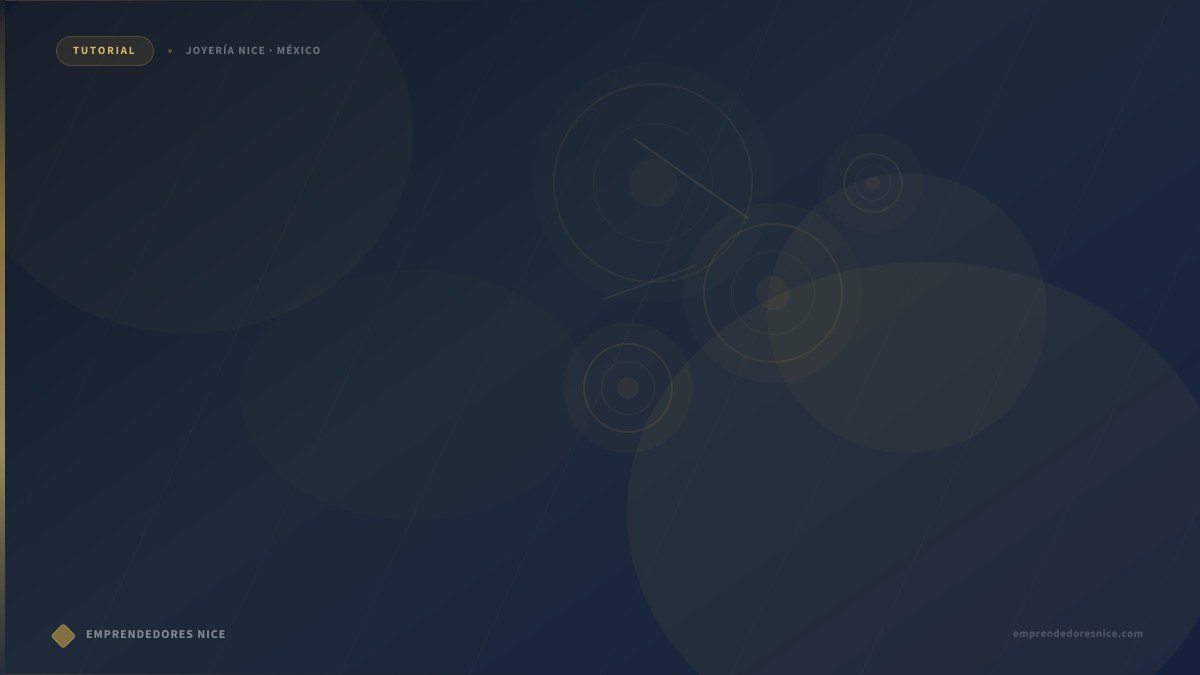 Catálogo de Joyería Nice 2026 abierto mostrando colecciones de aretes y collares