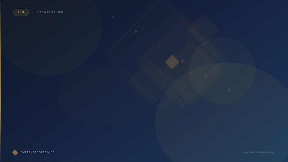 Emprendedora iniciando negocio de joyería Nice & Bella en Estados Unidos