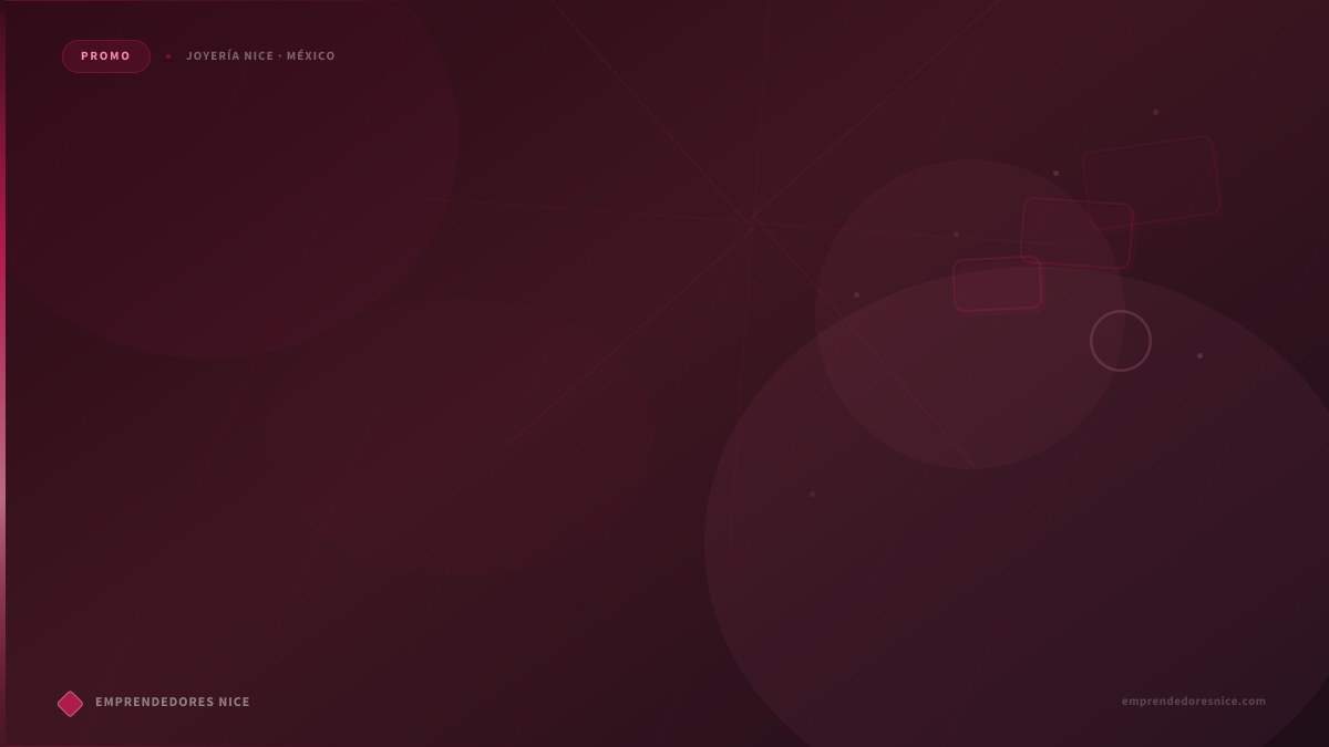 Kit de Inicio Nice con joyería y materiales para empezar tu negocio