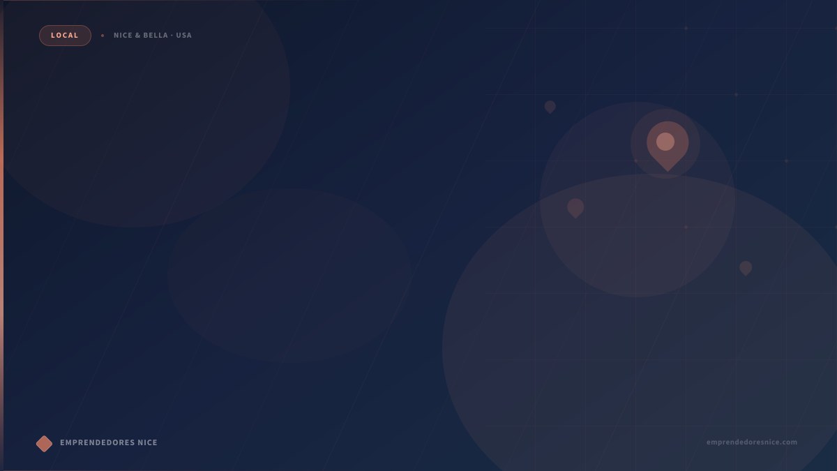 Mapa de Estados Unidos mostrando las mejores ciudades para vender Nice and Bella